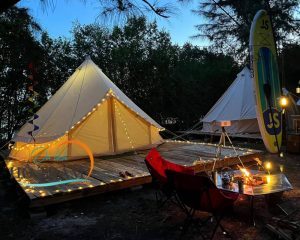 cắm trại ở hồ cóc 